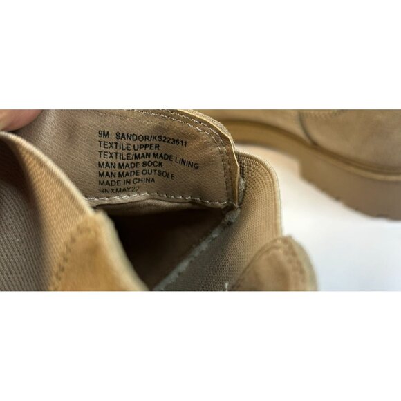 Kensie Sandor Chelsea Boot Women Size 9M Tan Suede Short Ankle Fashion Shoes - Picture 11 of 14